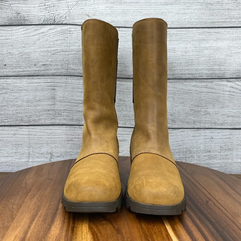 Sorel Emelie Mid Calf Nubuck Leather Waterproof Boot NL2679-286 Women’s Size 6.5